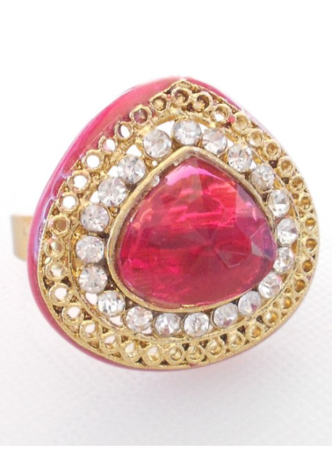 Kundan Finger Ring